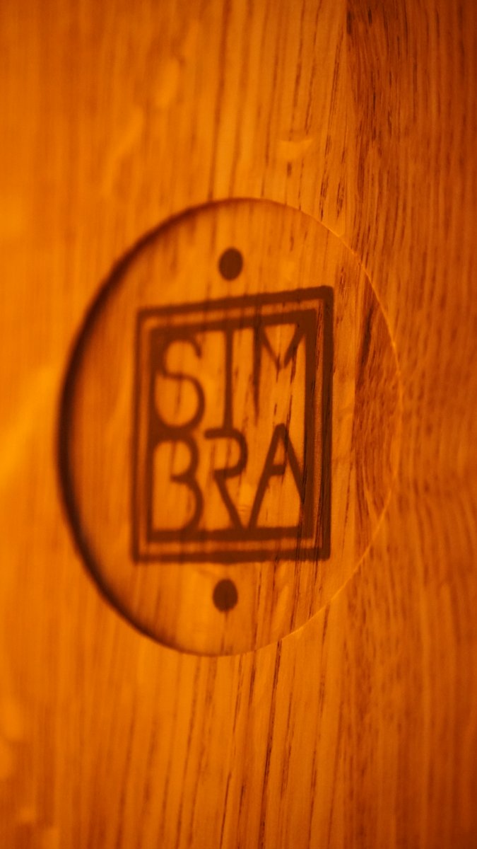 SIMBRA Stehlampe, Taster, Logo SIMBRA Stehlampe, Taster, Logo
